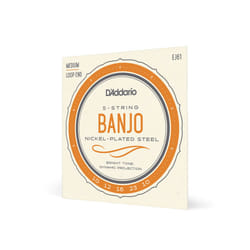 D'Addario EJ61 corde d'instrument de musique 5 pièce(s) Acier Banjo