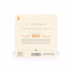 D'Addario EJ61 corde d'instrument de musique 5 pièce(s) Acier Banjo