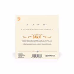 D'Addario EJ63 corde d'instrument de musique 4 pièce(s) Acier Banjo