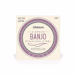 D'Addario EJS57, Banjo, Acier inoxydable, 5 pièce(s)