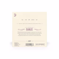 D'Addario EJS57 corde d'instrument de musique 5 pièce(s) Acier inoxydable Banjo
