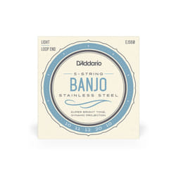 D'Addario EJS60 corde d'instrument de musique 5 pièce(s) Acier inoxydable Banjo