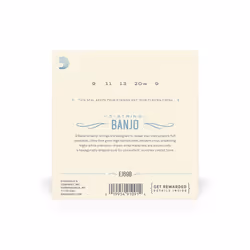 D'Addario EJ69B corde d'instrument de musique 5 pièce(s) Banjo
