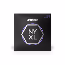 D'Addario NYXL1149 corde d'instrument de musique Electrique 6 pièce(s) Acier Guitare