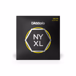 D'Addario NYXL0946 corde d'instrument de musique Electrique 6 pièce(s) Acier Guitare
