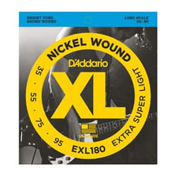 D'Addario EXL180 corde d'instrument de musique Basse 4 pièce(s) Acier Guitare