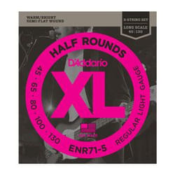 D'Addario ENR71-5 corde d'instrument de musique Basse 5 pièce(s) Guitare