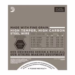D'Addario EHR310 corde d'instrument de musique Electrique 6 pièce(s) Acier Guitare