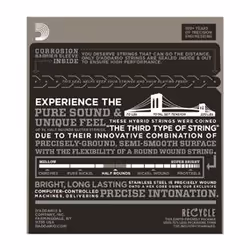 D'Addario EHR320 corde d'instrument de musique Electrique 6 pièce(s) Acier Guitare