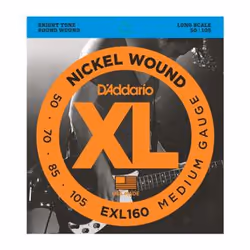 D'Addario EXL160TP, Guitare, Acier, Basse, 4 pièce(s)