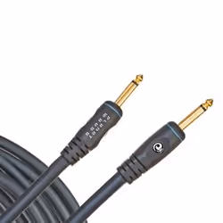 Planet Waves PW-S-05, 6,35 mm, Mâle, 6,35 mm, Mâle, 1,5 m, Noir