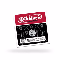 D'Addario PL013-5, Guitare, Acier, Acoustique/Électrique, 5 pièce(s)