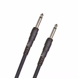 Planet Waves PW-CSPK-25, 6,35 mm, Mâle, 6,35 mm, Mâle, 7,62 m, Noir