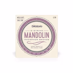 D'Addario EJ70 corde d'instrument de musique 8 pièce(s) Mandoline