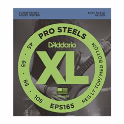 D'Addario EPS165, Guitare, Acier, Basse, 4 pièce(s)