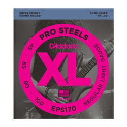 D'Addario EPS170 corde d'instrument de musique Banjo 4 pièce(s) Acier Guitare
