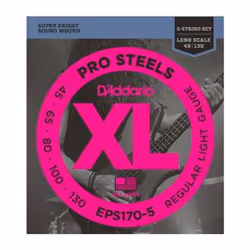D'Addario EPS170-5, Guitare, Acier, Basse, 5 pièce(s)