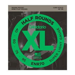 D'Addario ENR70 corde d'instrument de musique Basse 4 pièce(s) Guitare