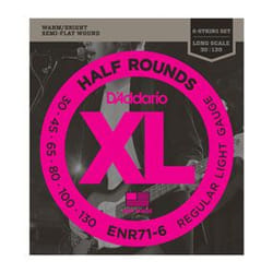D'Addario ENR71-6 corde d'instrument de musique Basse 6 pièce(s) Guitare