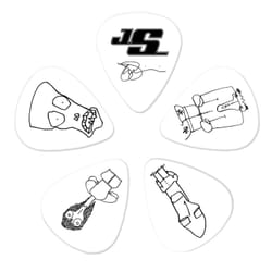 Planet Waves 1CWH4-10JS médiator 10 pièce(s) Celluloïd Noir, Blanc