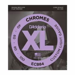 D'Addario ECB84, Guitare, Chrome, Basse, 4 pièce(s)