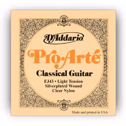 D'Addario EJ43, Guitare, Nylon, Classique, 6 pièce(s)