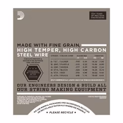 D'Addario EPN110 corde d'instrument de musique Electrique 6 pièce(s) Acier Guitare