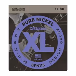D'Addario EPN115, Guitare, Acier, Electrique, 6 pièce(s)