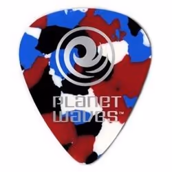 Planet Waves 1CMC6-10, Celluloïd, Multicolore, Standard, Épais/lourd, 1 mm, 10 pièce(s)