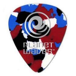 Planet Waves 1CMC6-10 médiator 10 pièce(s) Celluloïd Multicolore
