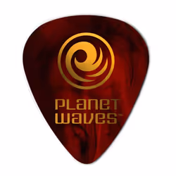 Planet Waves 1CSH7-10, Celluloïd, Rouge, Monochromatique, Standard, Extra lourd/épais, 1,25 mm