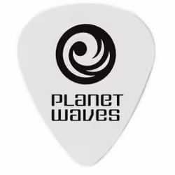 Planet Waves 1CWH4-10, Celluloïd, Blanc, Monochromatique, Standard, Moyen, 0,7 mm