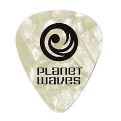 Planet Waves 1CWP4-10 médiator 10 pièce(s) Celluloïd Perle, Blanc