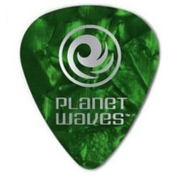 Planet Waves 1CGP6-10 médiator 10 pièce(s) Celluloïd Vert, Perle