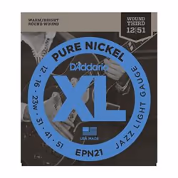 D'Addario EPN21, Guitare, Acier, Electrique, 6 pièce(s)
