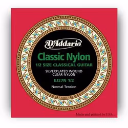 D'Addario EJ27N-1/2, Guitare, Nylon, Classique, 6 pièce(s)