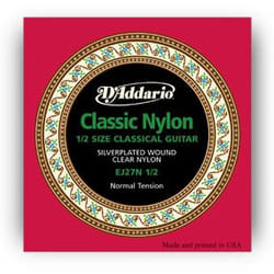 D'Addario EJ27N-1/2 corde d'instrument de musique Classique 6 pièce(s) Nylon Guitare