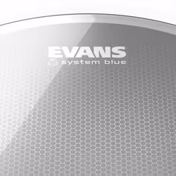 Evans System Blue Tom tom Peau de frappe