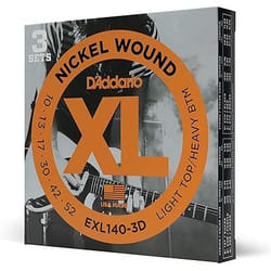 D'Addario EXL140-3D corde d'instrument de musique Electrique 18 pièce(s) Acier Guitare
