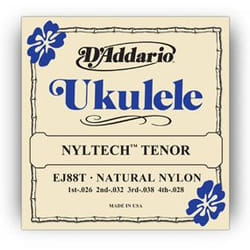 D'Addario EJ88T corde d'instrument de musique Ukulélé 4 pièce(s) Nyltech Guitare