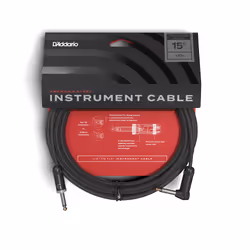 D'Addario PW-AMSGRA-15 câble audio 4,57 m 6,35 mm Noir