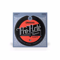 D'Addario EJ45TT corde d'instrument de musique Classique 6 pièce(s) Titane Guitare