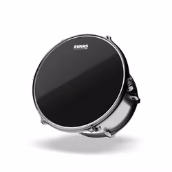 Evans Black Chrome Tom tom Peau de frappe