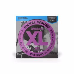D'Addario EXL120BT corde d'instrument de musique Electrique 6 pièce(s) Acier Guitare