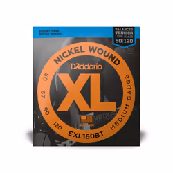 D'Addario EXL160BT corde d'instrument de musique Électrique/Basse 4 pièce(s) Acier Guitare