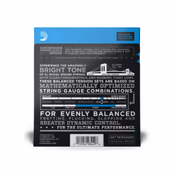 D'Addario EXL160BT corde d'instrument de musique Électrique/Basse 4 pièce(s) Acier Guitare