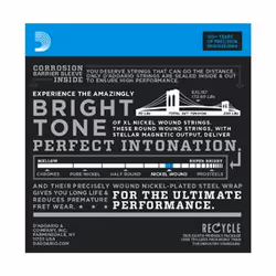 D'Addario EXL157 corde d'instrument de musique Electrique 6 pièce(s) Acier Guitare