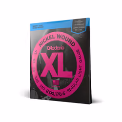 D'Addario ESXL170-5, Guitare, Acier, Basse, 5 pièce(s)