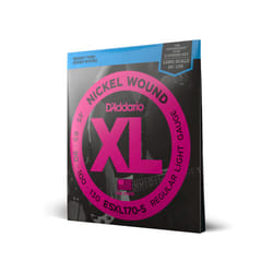D'Addario ESXL170-5 corde d'instrument de musique Basse 5 pièce(s) Acier Guitare