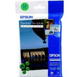 Epson 10x15 Premium Semigloss Photo Paper. 50sheet. incl. display + 5 extra papier photos